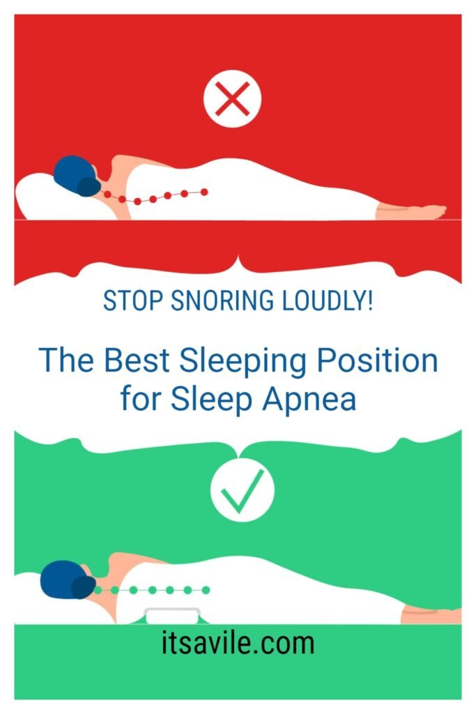 The Best Sleeping Position for Sleep Apnea (STOP SNORING LOUDLY!) • AVILE